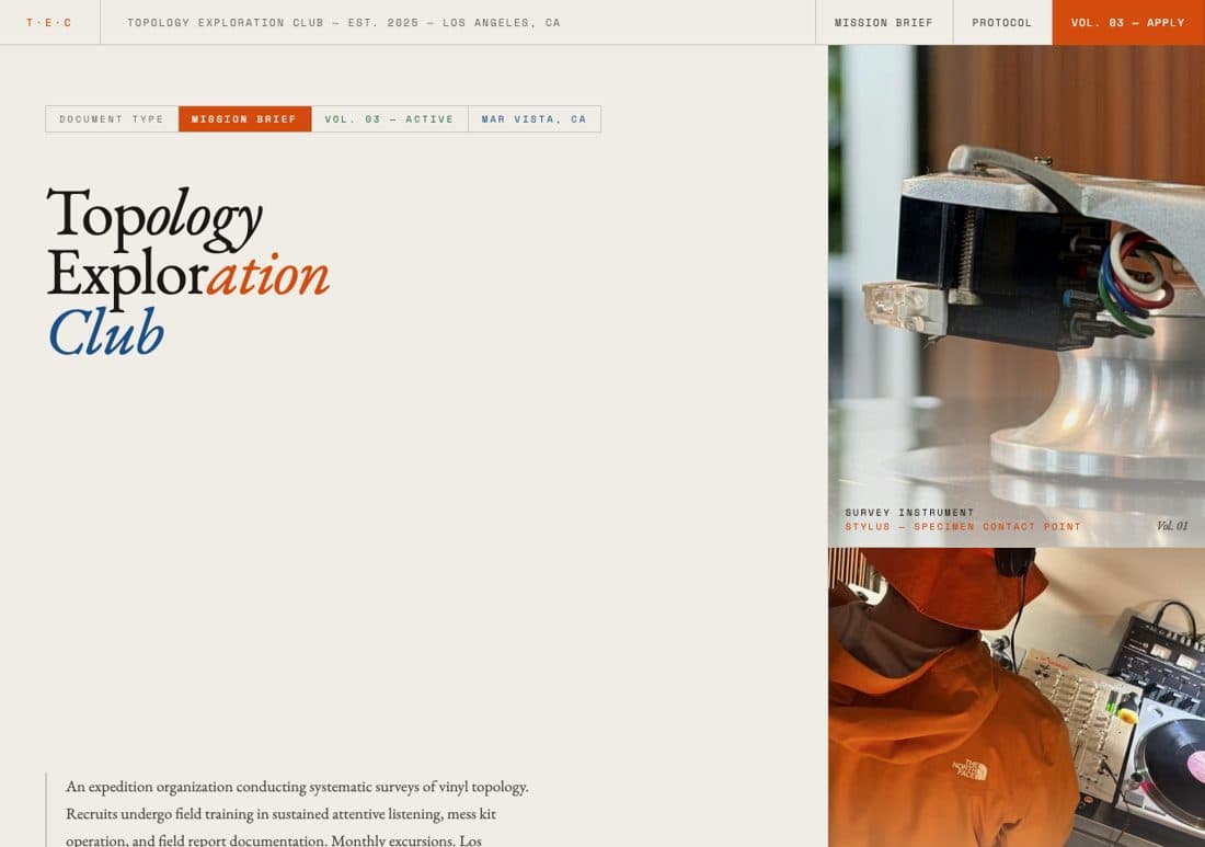 Topology Exploration Club